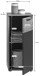 Unterschrank >Mason< in nox oak/basalt grau - 37x87x34cm (BxHxT)