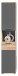 Hochschrank >Mason< in nox oak/basalt grau - 37x190x34cm (BxHxT)