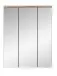 Spiegelschrank >Mason< in nox oak/spiegelglas - 60x77x18cm (BxHxT)