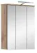 Spiegelschrank >Mason< in nox oak/spiegelglas - 60x77x18cm (BxHxT)