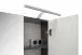 Spiegelschrank >Mason< in nox oak/spiegelglas - 60x77x18cm (BxHxT)