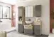 Spiegelschrank >Mason< in nox oak/spiegelglas - 60x77x18cm (BxHxT)