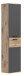 Hochschrank >Mason< in nox oak/basalt grau - 37x152x24cm (BxHxT)