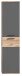 Hochschrank >Mason< in nox oak/basalt grau - 37x152x24cm (BxHxT)
