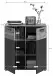 Kommode >Mason< in nox oak/basalt grau - 80x87x40cm (BxHxT)