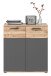 Kommode >Mason< in nox oak/basalt grau - 80x87x40cm (BxHxT)