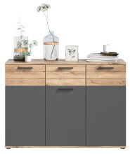 Kommode >Mason< in nox oak/basalt grau -...