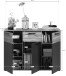 Kommode >Mason< in nox oak/basalt grau - 120x87x40cm (BxHxT)