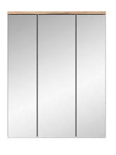 Badmöbel-Set >Mason< in nox oak/basalt grau - 60x190x34cm (BxHxT)