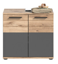 Badezimmer-Set >Mason< in nox oak/basalt grau - 164x190x34cm (BxHxT)