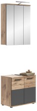 Badmöbel-Set >Mason< in nox oak/basalt grau -...