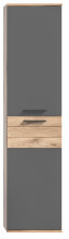 Badezimmer-Set >Mason< (4-teilig) in nox oak/basalt grau - 192x152x48cm (BxHxT)