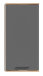 Badezimmer-Set >Mason< (4-teilig) in nox oak/basalt grau - 192x152x48cm (BxHxT)