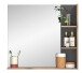 Badezimmer-Set >Mason< (3-teilig) in nox oak/basalt grau - 140x152x48cm (BxHxT)
