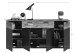 Sideboard >Mason< in nox oak/basalt grau - 200x91x40cm (BxHxT)