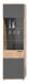 Vitrine >Mason< in nox oak/basalt grau - 57x200x37cm (BxHxT)
