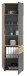 Vitrine >Mason< in nox oak/basalt grau - 57x200x37cm (BxHxT)