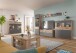 Wohnwand >Mason< in nox oak/basalt grau - 327x200x47cm (BxHxT)