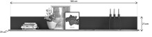 Wohnwand >Mason< in nox oak/basalt grau - 338x200x47cm (BxHxT)