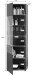Wohnwand >Mason< in nox oak/basalt grau - 338x200x47cm (BxHxT)