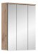 Spiegelschrank >Mason< in nox oak/spiegelglas - 60x77x18cm (BxHxT)