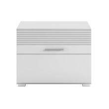Sitzbank >Linus< in weiß/weiß hochglanz...