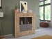 Highboard >Fayetteville I< in grau/grau - 120x117x37cm (BxHxT)