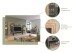 Highboard >Fayetteville I< in grau/grau - 120x117x37cm (BxHxT)