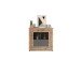 Highboard >Fayetteville I< in grau/grau - 120x117x37cm (BxHxT)