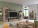 Highboard >Fayetteville I< in grau/grau - 120x117x37cm (BxHxT)