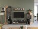 Stauraumschrank >Fayetteville I< in grau/grau - 60x117x37cm (BxHxT)