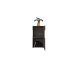 Stauraumschrank >Fayetteville I< in grau/grau - 60x117x37cm (BxHxT)