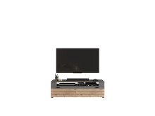 TV-Board >Fayetteville I< in grau/grau - 140x43x40cm (BxHxT)