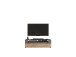 TV-Board >Fayetteville I< in grau/grau - 140x43x40cm (BxHxT)