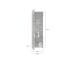 Wohnwand >Fayetteville II< in grau/grau - 350x195x40cm (BxHxT)
