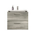 Waschtisch-Set >Yorktown I< in rauchsilber/rauchsilber - 60x52x44cm (BxHxT)