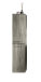 Midischrank >Yorktown I< in rauchsilber/rauchsilber - 30x136x31cm (BxHxT)