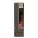Garderobenschrank >Tennessee I< in eiche/grau - 54x190x35cm (BxHxT)