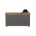 Garderoben-Set >Tennessee II< in eiche/grau - 145x190x35cm (BxHxT)