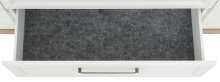 Kommode >Vermilion< in Weiß matt - 93x103.9x41.3cm (BxHxT)