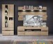 Vitrine >Meagan< in Artisan Eiche - 75x197x38cm (BxHxT)