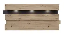 Wandregal >Meagan< in Artisan Eiche - 202x93x26cm...