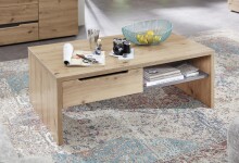 Couchtisch >Meagan< in Artisan Eiche - 110x40x65cm...