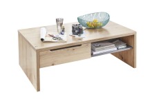 Couchtisch >Meagan< in Artisan Eiche - 110x40x65cm (BxHxT)