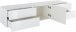 TV-Board >Mercogliano< in Weiß-Hochglanz - 170x47.7x40cm (BxHxT)