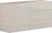 Kommode >Mercogliano< in Weiß Hochglanz - 110x60.5x40cm (BxHxT)