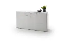 Beistellschrank >Amora< in Weiß matt -...