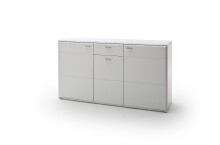 Beistellschrank >Amora< in Weiß matt - 165x90x44 (BxHxT)