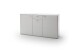 Beistellschrank >Amora< in Weiß matt - 165x90x44 (BxHxT)