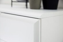 Beistellschrank >Amora< in weiß aus DBS Holzwerkstoff/MDF - 120x124x38cm (BxHxT)